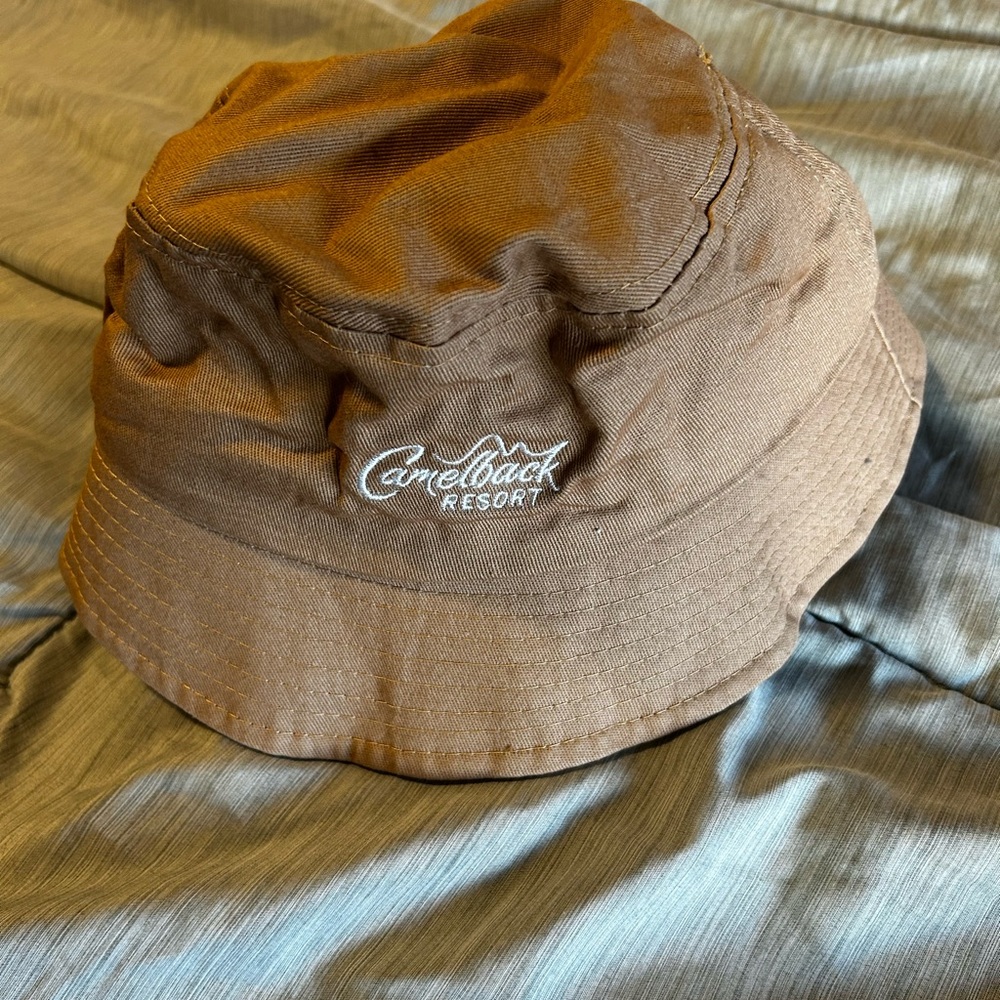 NWOT Camelback Resort Brown Bucket Hat